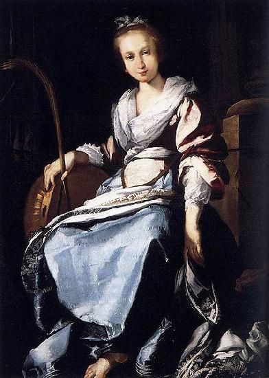 Bernardo Strozzi Saint Cecilia oil painting image